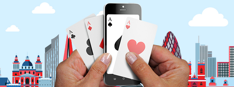 person holding cards